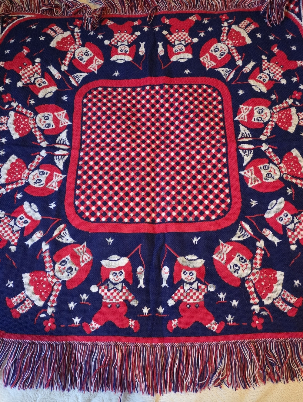 Vintage Raggedy Ann Throw